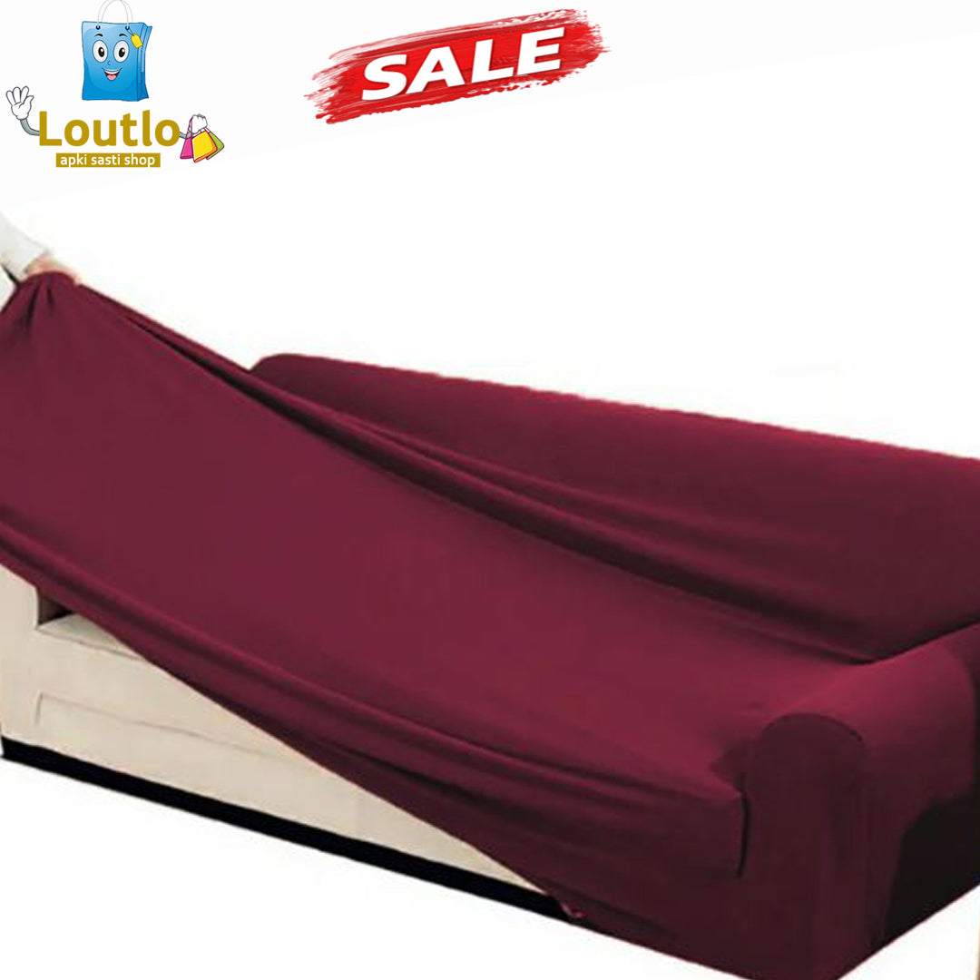 Jersey Sofa Covers - Maroon