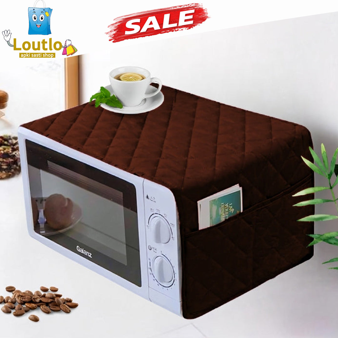 Microwave Cover - Brown